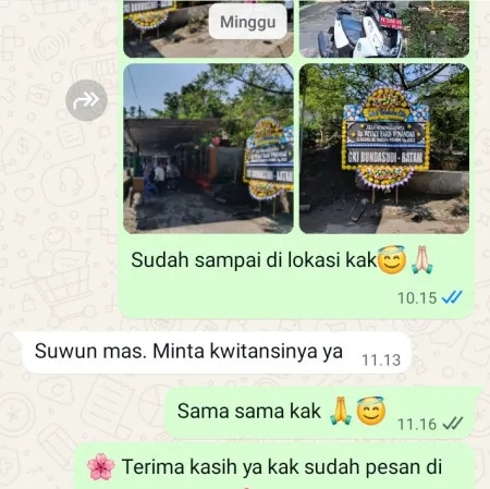 Pengiriman Papan Bunga Duka Gombang Bogorejo