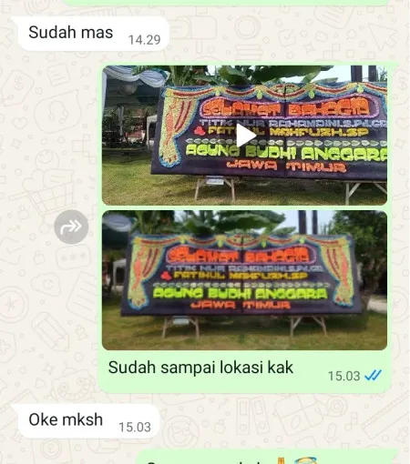 Pengiriman Papan Bunga Gombang Bogorejo